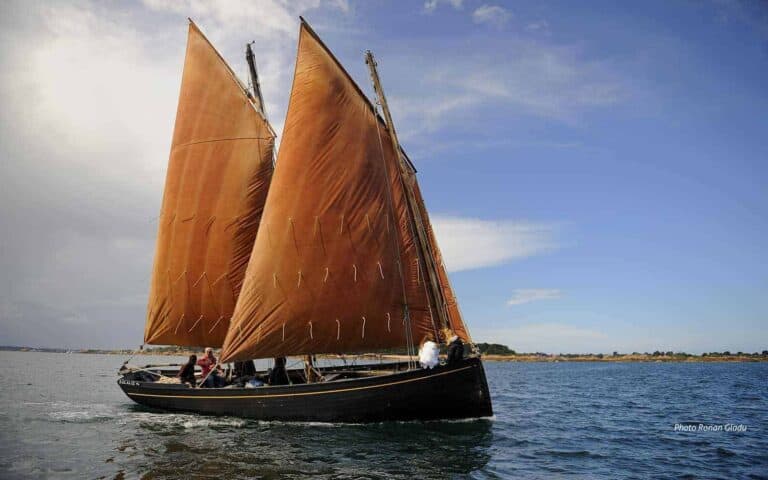 Chaloupe sardinière Eulalie au large de Bréhat